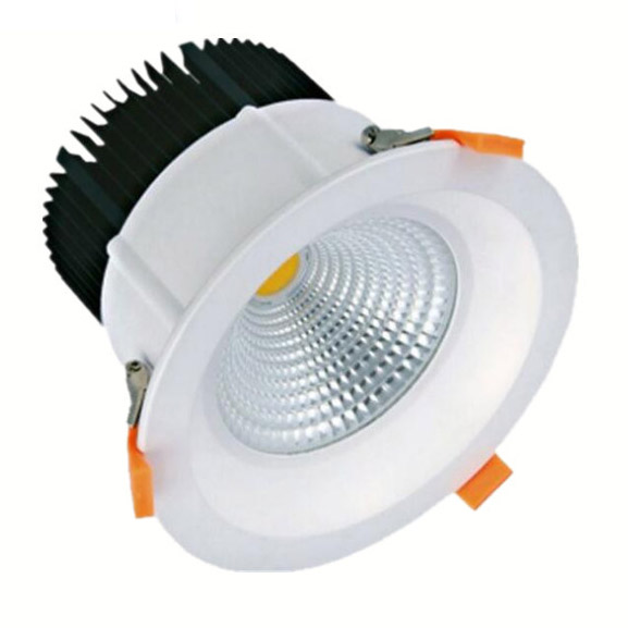 10.24in, 40/50/60/80/100W LED COB Ceiling Light - Flush Mount LED Downlight-1600LM-24/60°Light speed angle